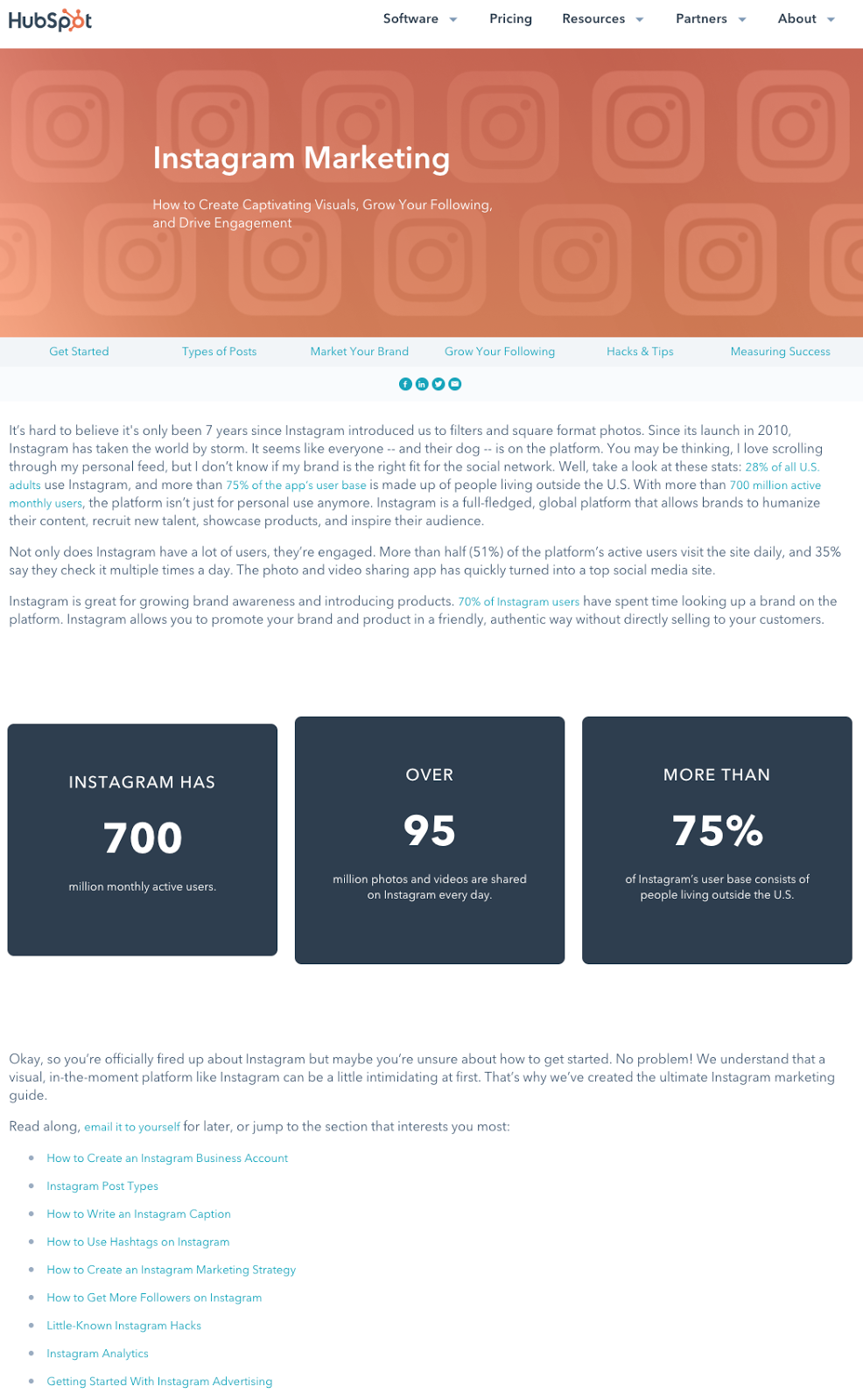 HubSpot Instagram Pillar Page HubSpot Instagram Pillar Page