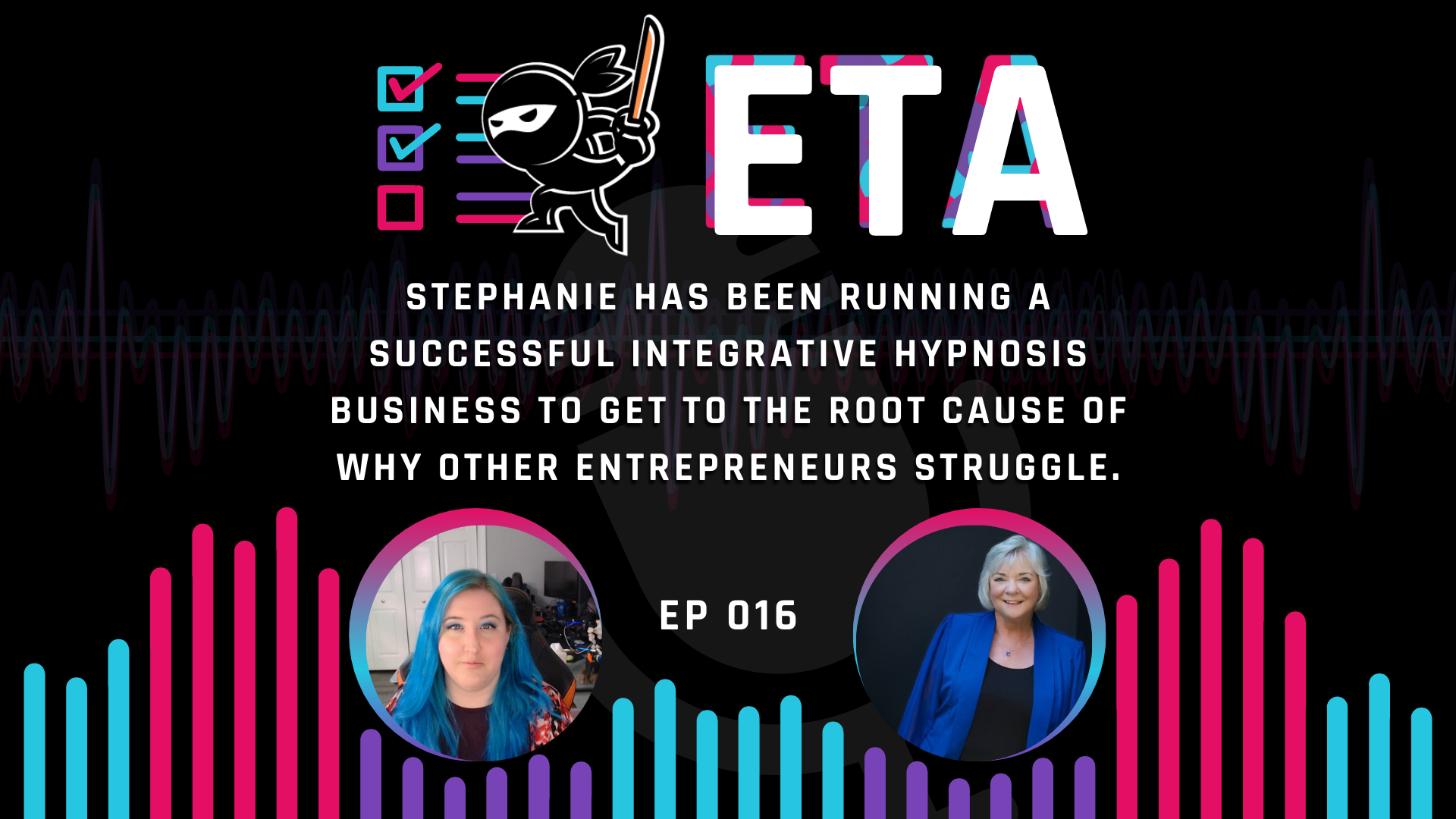 016 — Stephanie has been running a successful integrative hypnosis